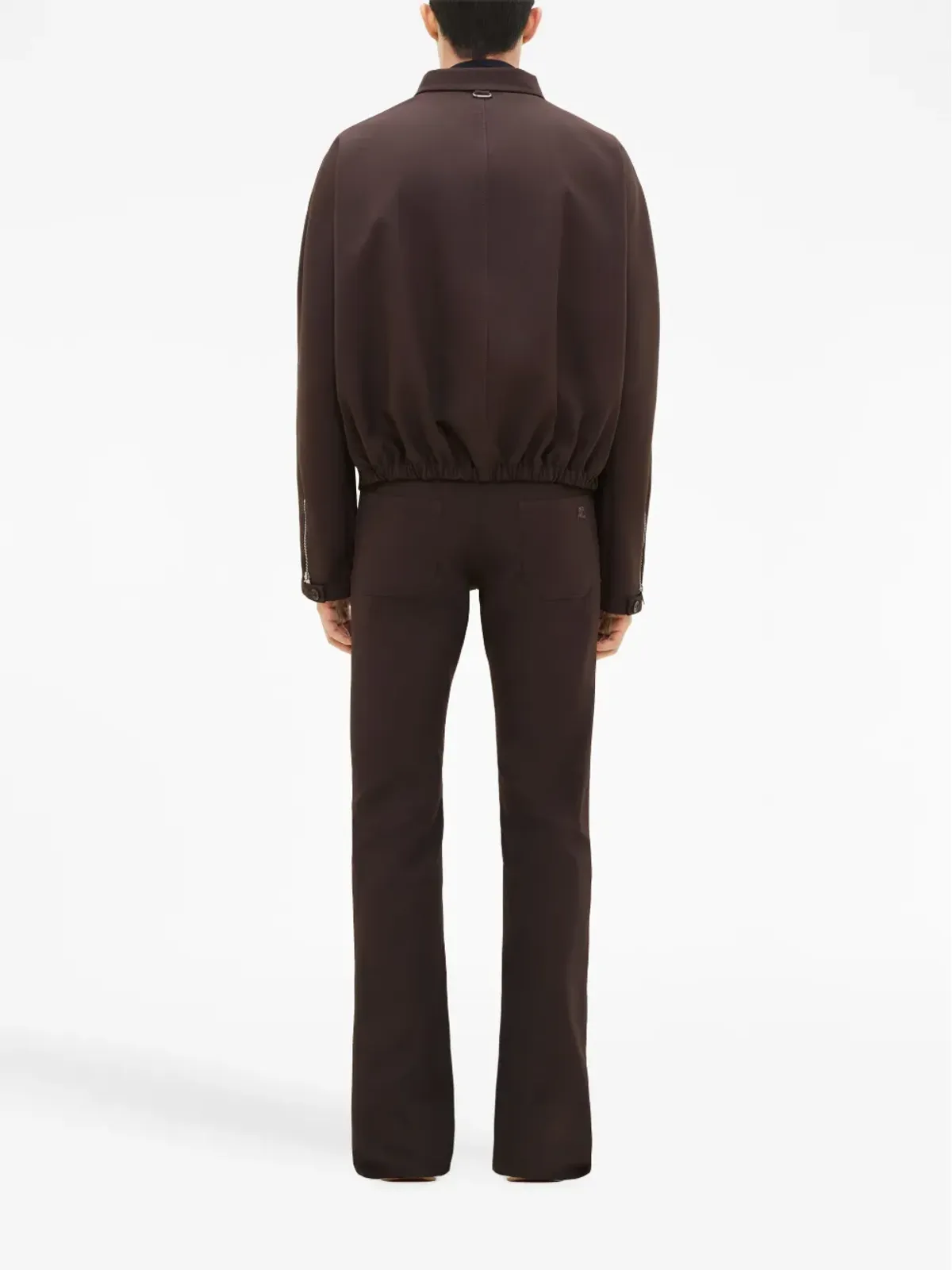 Courrèges ジップアップ ツイル ボンバー ジャケット - 画像4