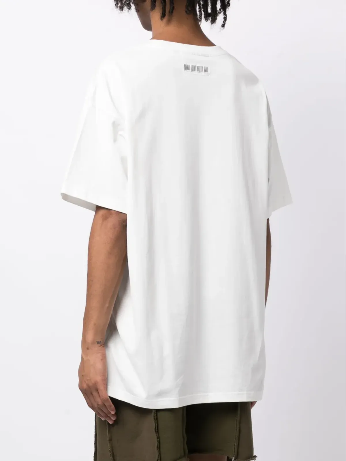 Mostly Heard Rarely Seen ロゴエンボス クルーネック Tシャツ - 画像4
