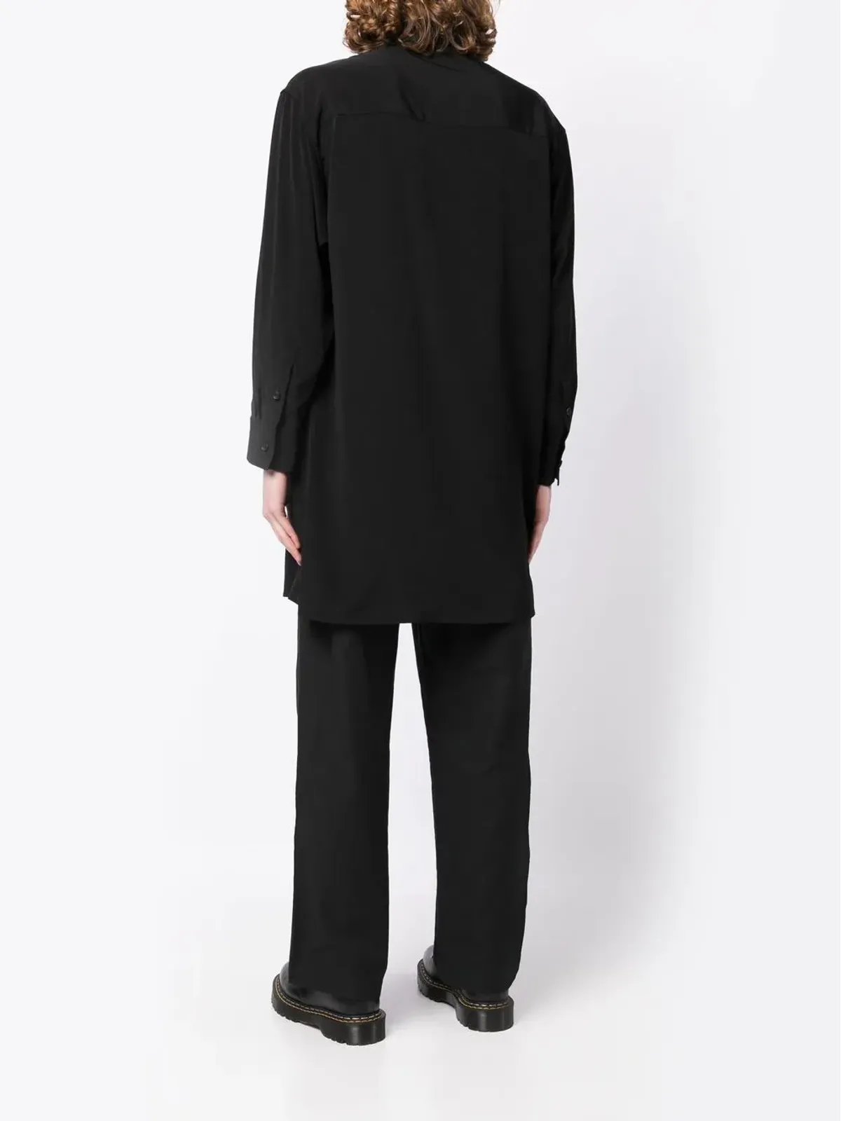 Yohji Yamamoto パッチポケット長袖シャツ - 画像4