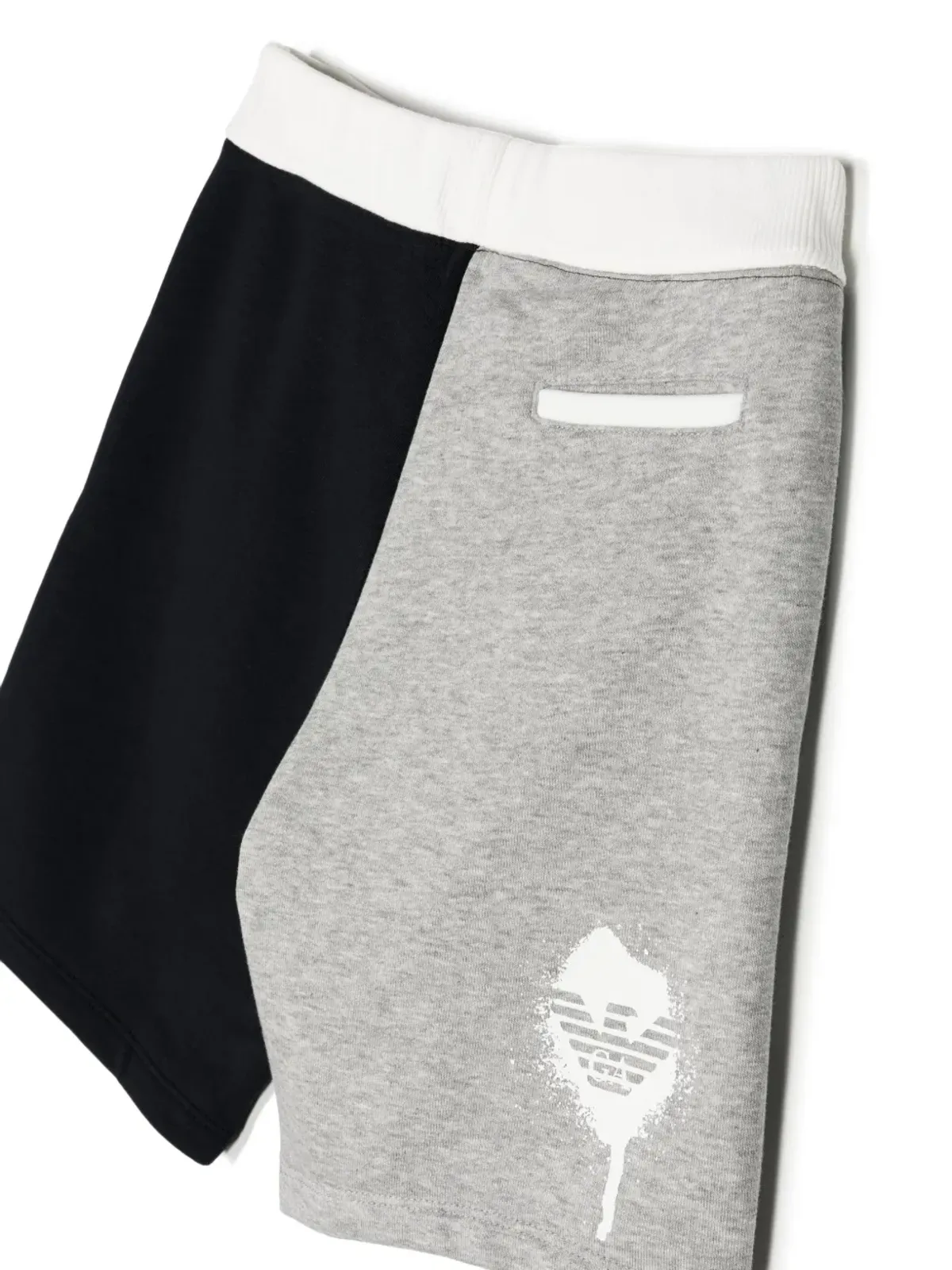 Emporio Armani Kids カラーブロック・トラックショーツ - 画像3