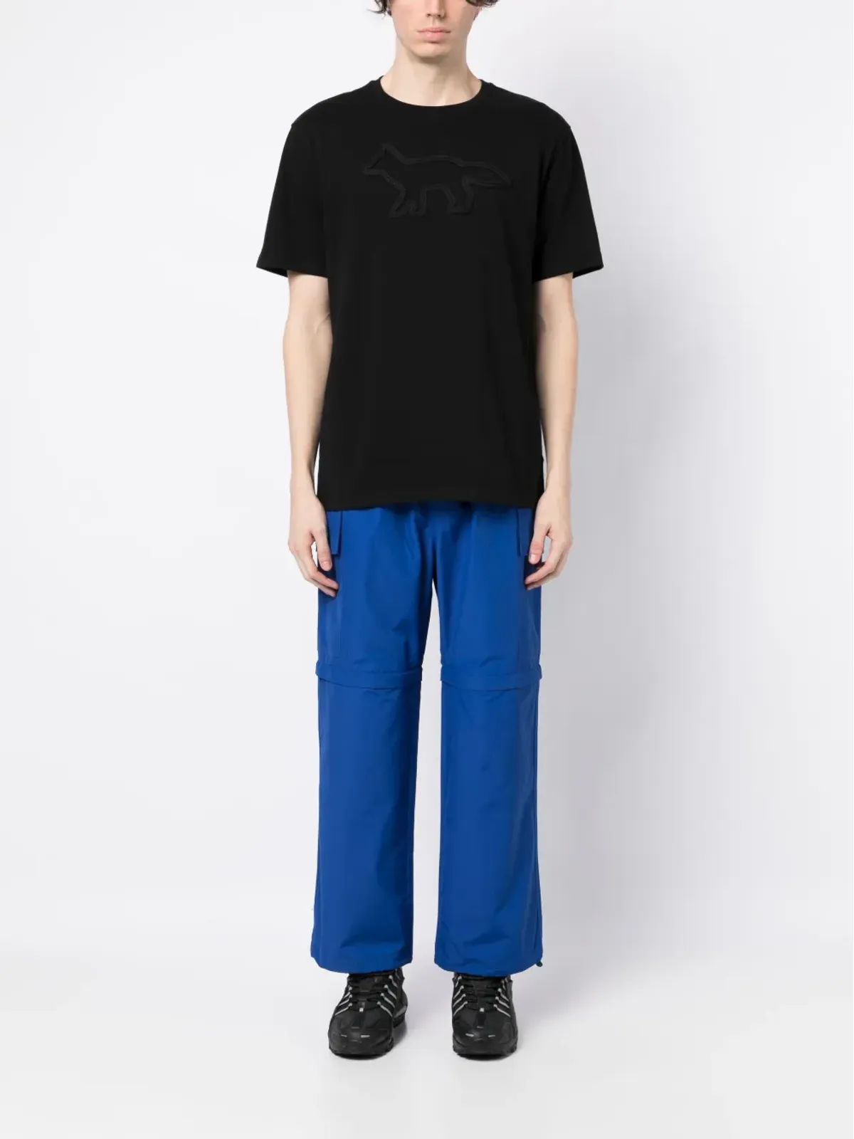 Maison Kitsuné 防撥水 コンバーチブル トラックパンツ - 画像2