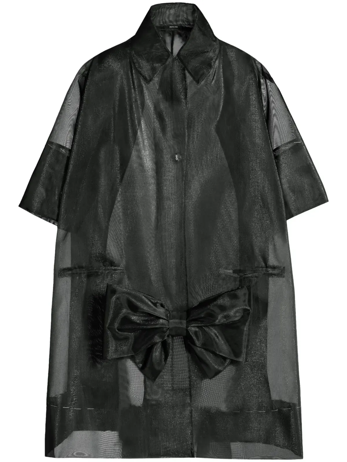 Maison Margiela ボウディテールのチュールコート - 画像1