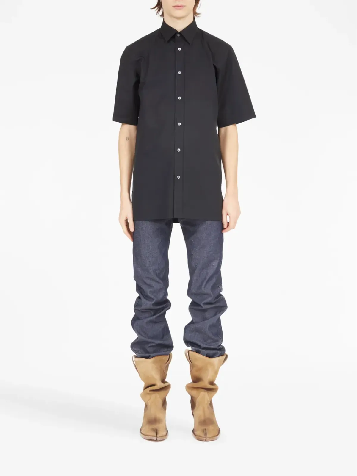 Maison Margiela フォーステッチ・ショートスリーブシャツ - 画像2