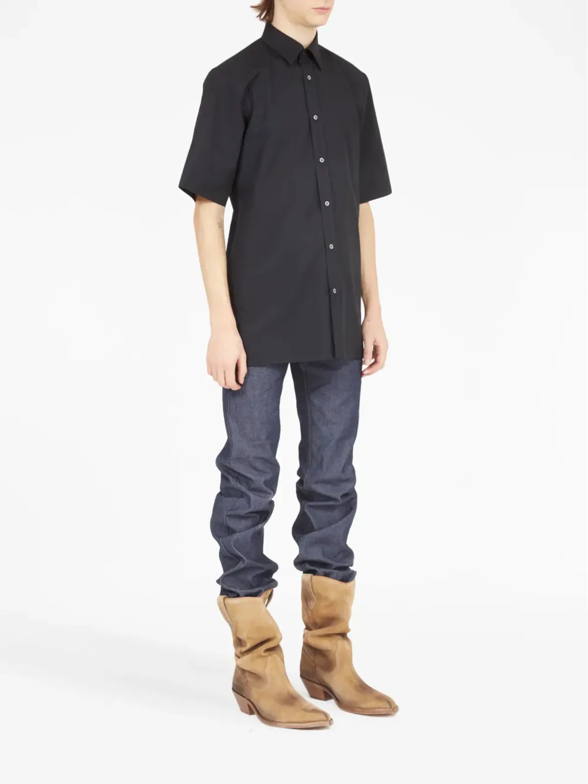 Maison Margiela フォーステッチ・ショートスリーブシャツ - 画像3