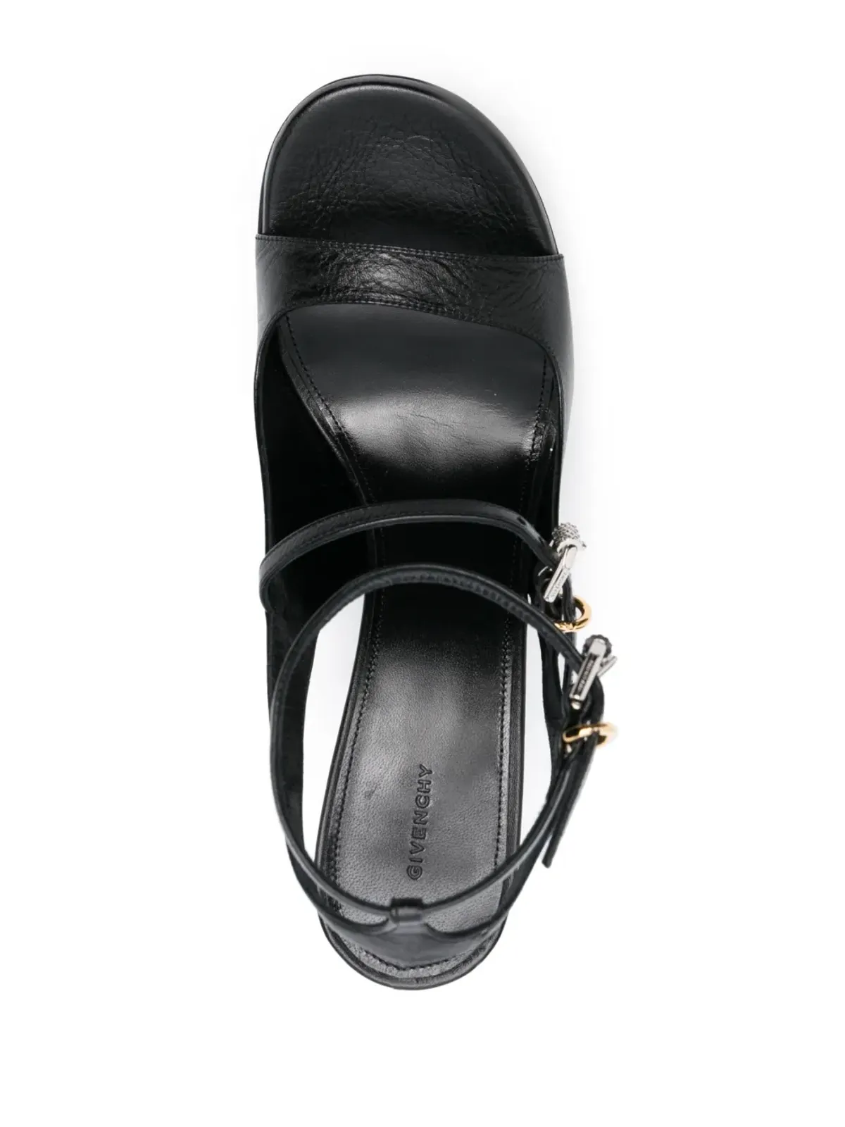 Givenchy Voyou 115mm プラットフォームサンダル - ブラック - 画像4