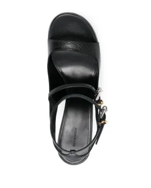 Givenchy Voyou 115mm プラットフォームサンダル - ブラック - サムネイル4
