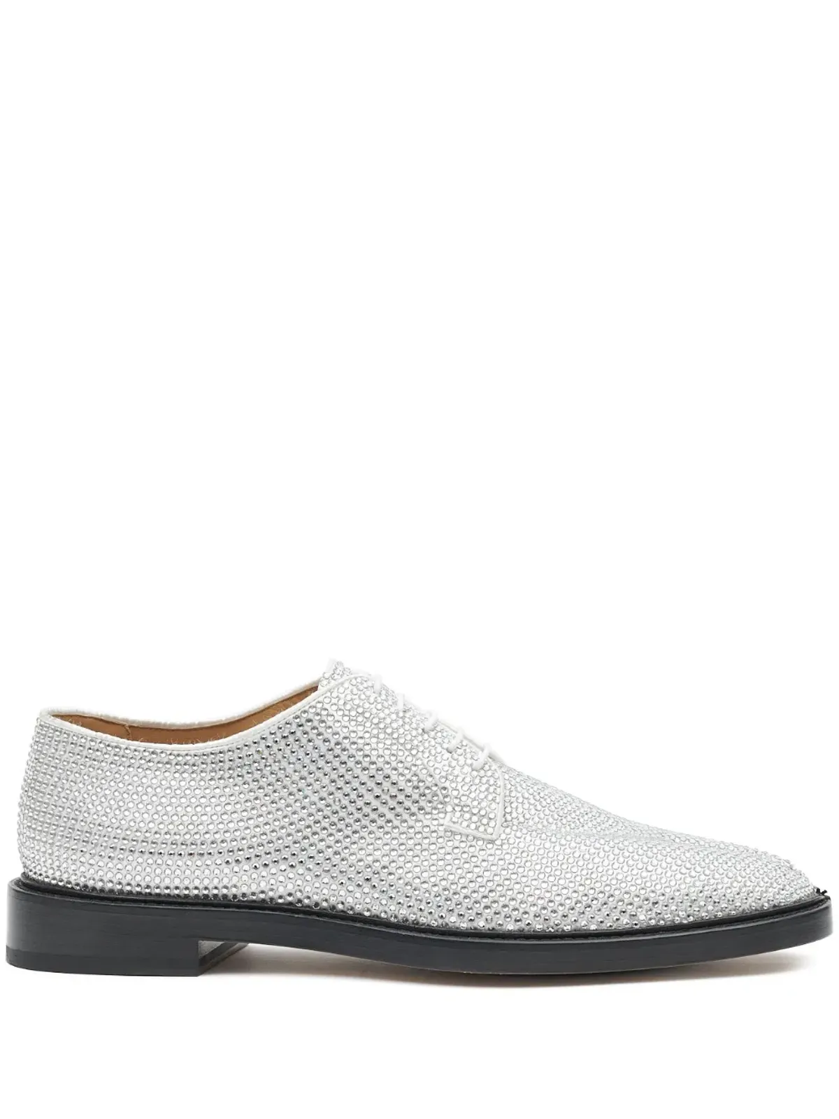 Maison Margiela タビ ラインストーン付き Derbyシューズ - 画像1