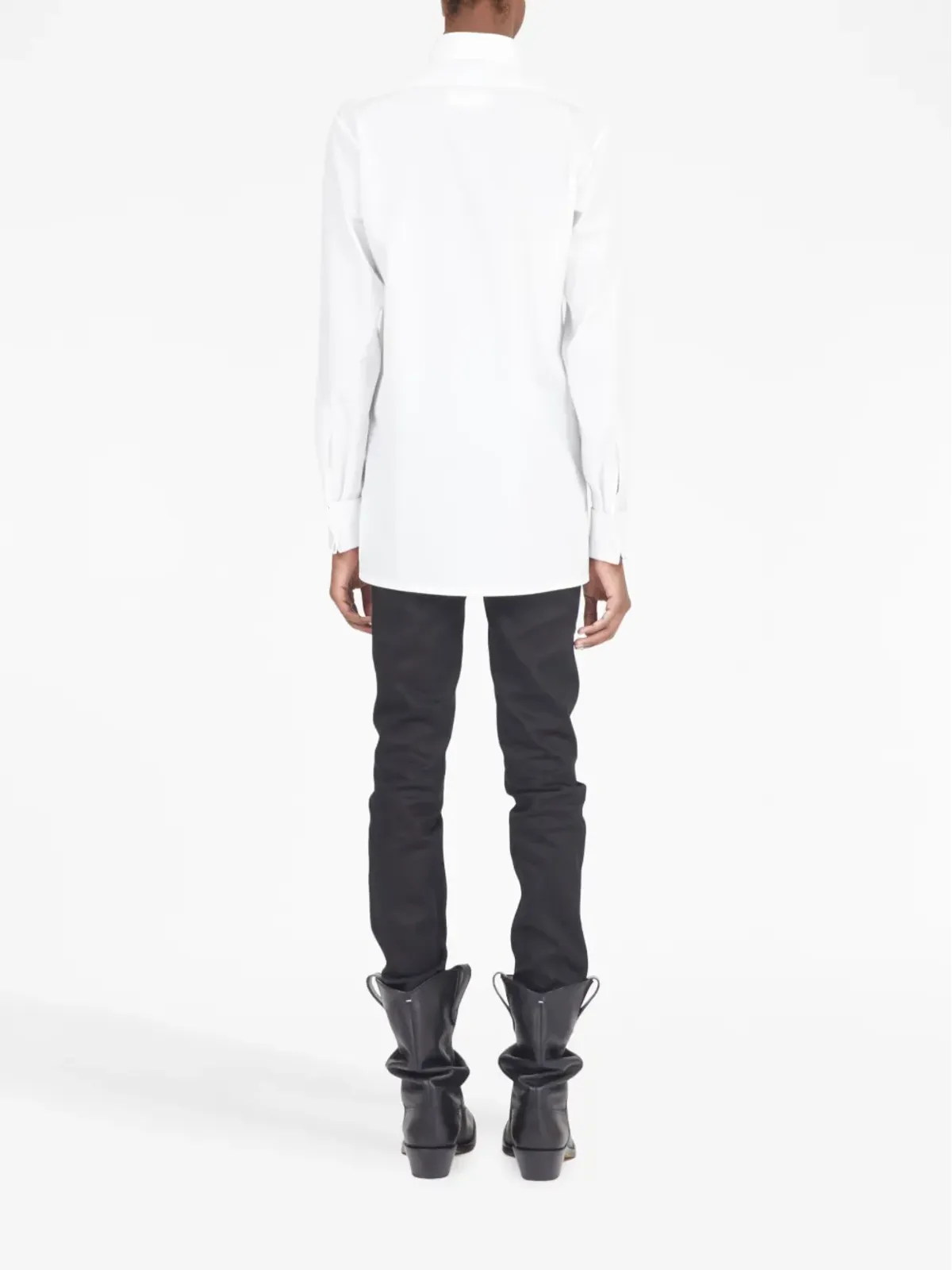 Maison Margiela ポインテッドカラー コットンシャツ - 画像4