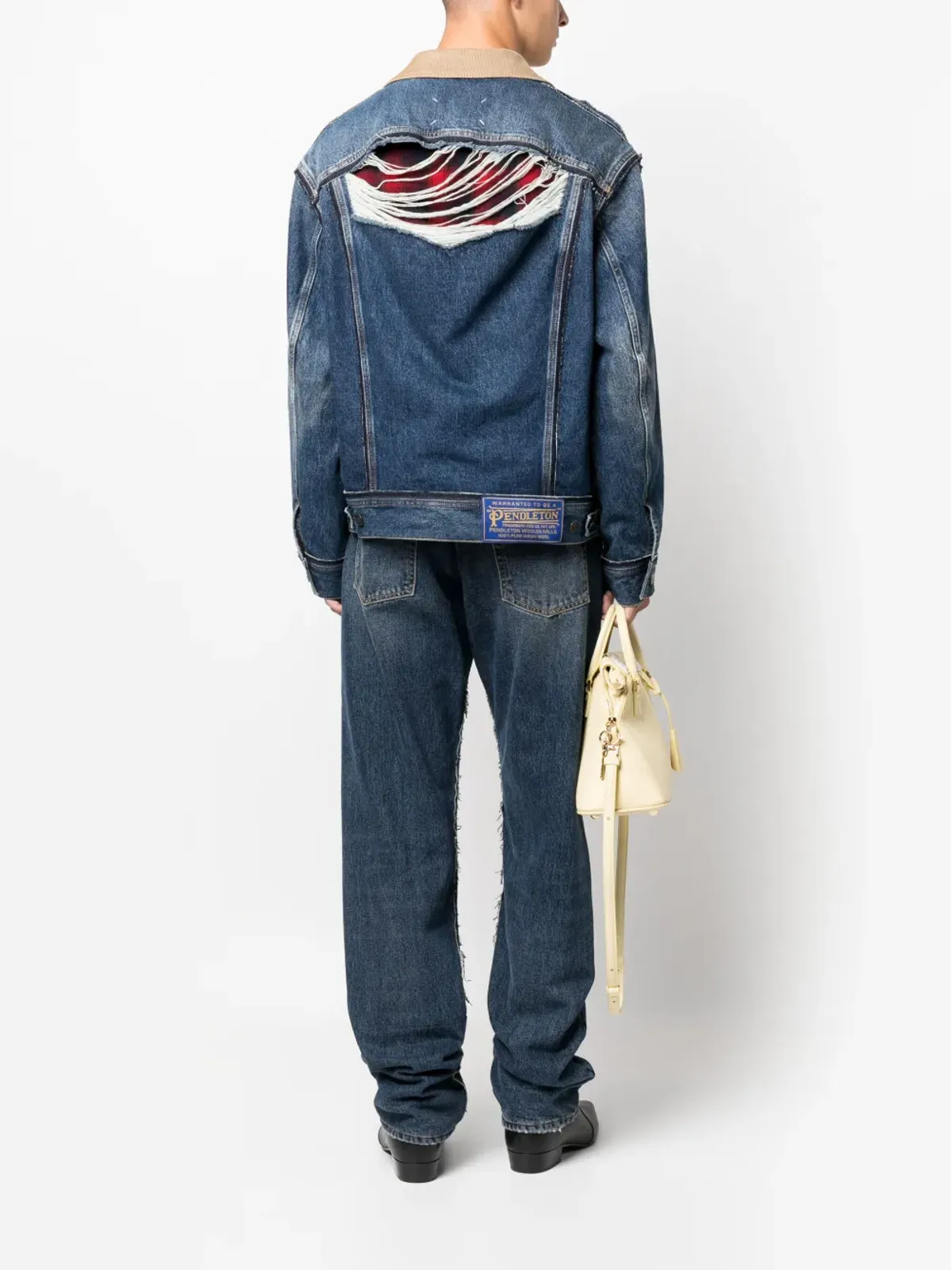 Maison Margiela ペンドルトン コラボ デニムジャケット - 画像2