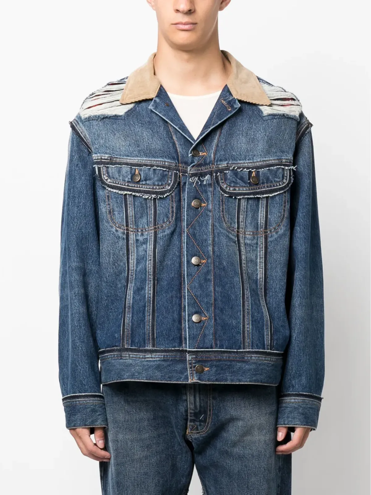 Maison Margiela ペンドルトン コラボ デニムジャケット - 画像3