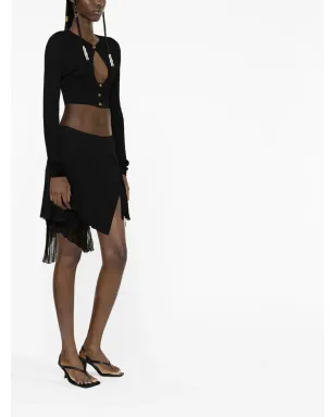 Versace アシンメトリックプリーツスカート - サムネイル3
