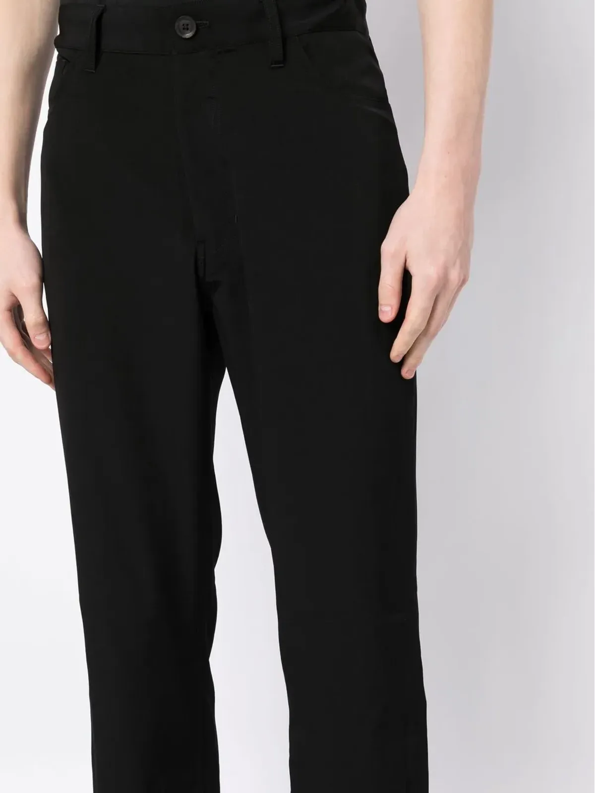 Yohji Yamamoto クロップドレッグパンツ - 画像5
