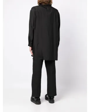 Yohji Yamamoto グラフィックプリント長袖シャツ - サムネイル4