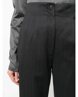 Dolce & Gabbana Pre-Owned ビンテージ 1990年代 ハイウエスト クロップドパンツ - グレー - サムネイル5