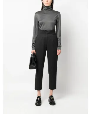 Dolce & Gabbana Pre-Owned ビンテージ 1990年代 ハイウエスト クロップドパンツ - グレー - サムネイル2