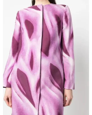 Versace Pre-Owned 1990年代プリント ラウンドネック コート - サムネイル5
