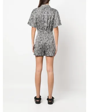Michael Michael Kors グラフィックプリント半袖プレイスーツ - サムネイル4
