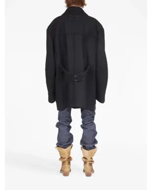 Maison Margiela ダブルブレスト ウールブレンド コート - サムネイル4