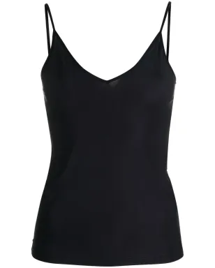 Jil Sander Vネック キャミソールトップ - ブラック - サムネイル1