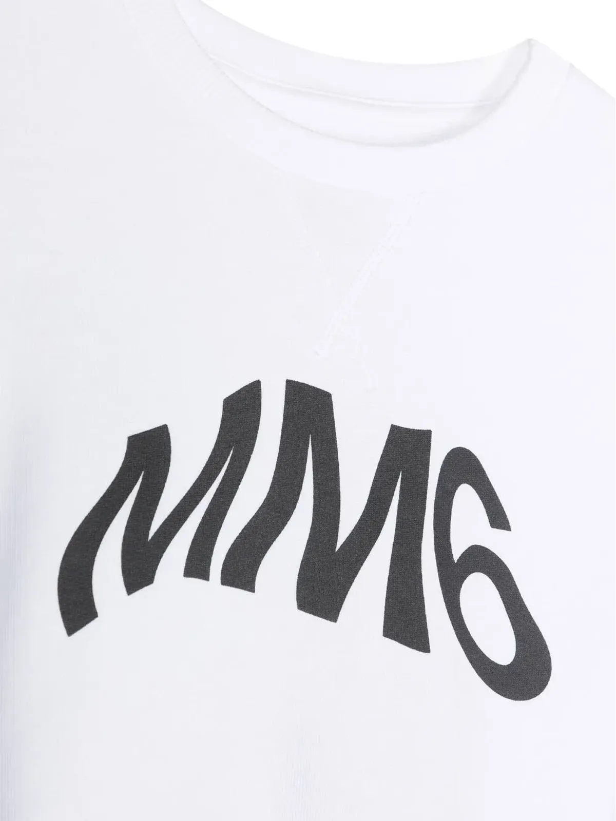 MM6 Maison Margiela Kids ロゴプリント ベルト付き Tシャツ - 画像3