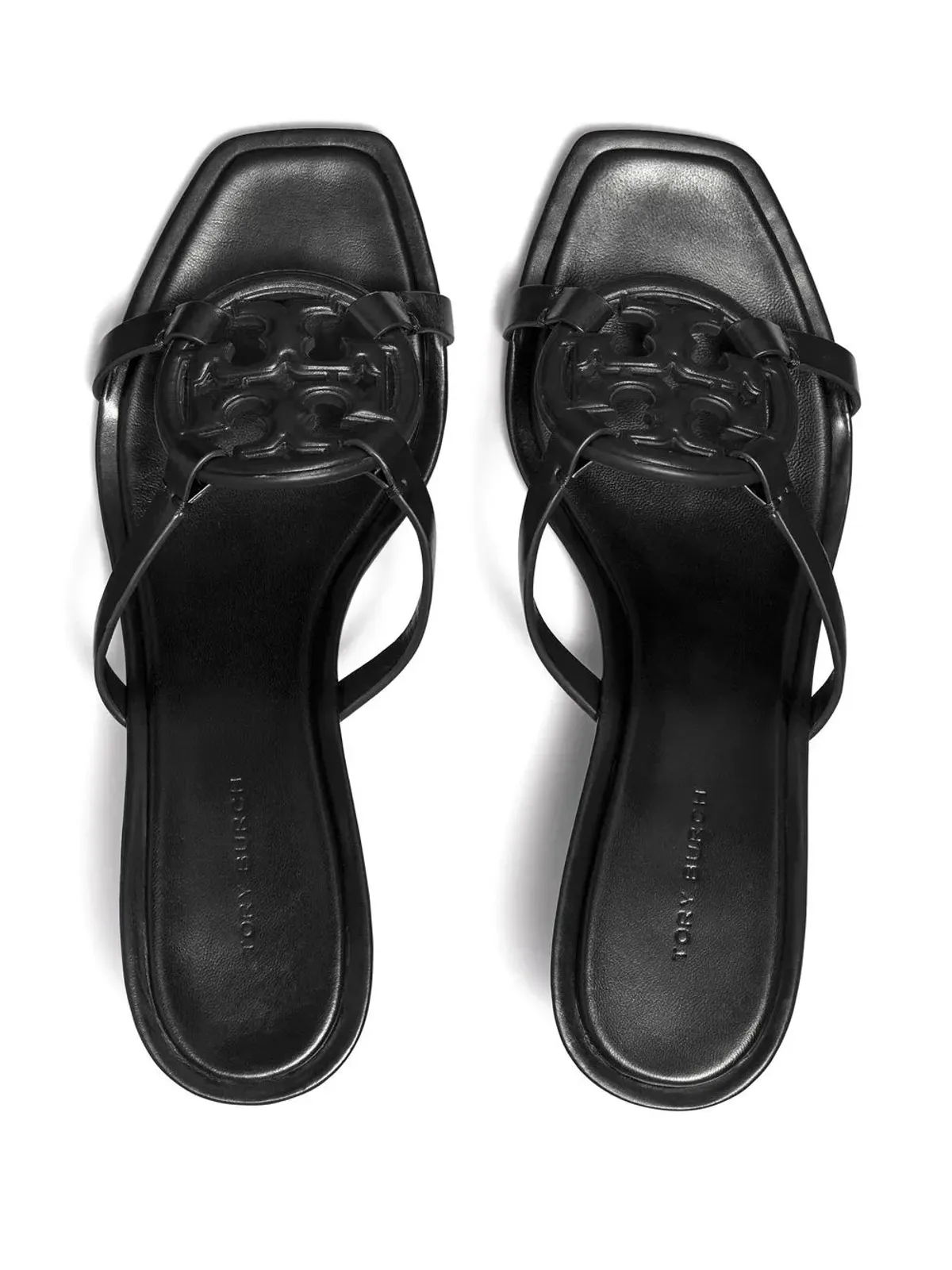 Tory Burch Geo Bombé Miller レザーサンダル - 画像3