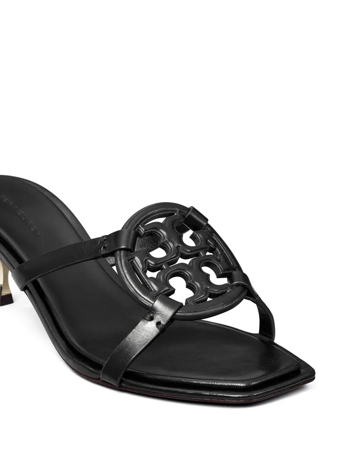 Tory Burch Geo Bombé Miller レザーサンダル - 画像4