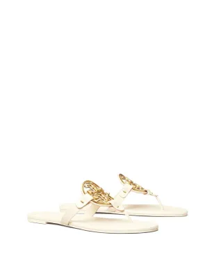 Tory Burch ミラー ソフトレザー サンダル - ホワイト - サムネイル2