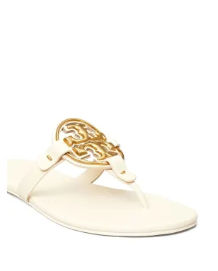 Tory Burch ミラー ソフトレザー サンダル - ホワイト - サムネイル3