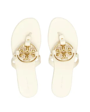Tory Burch ミラー ソフトレザー サンダル - ホワイト - サムネイル4