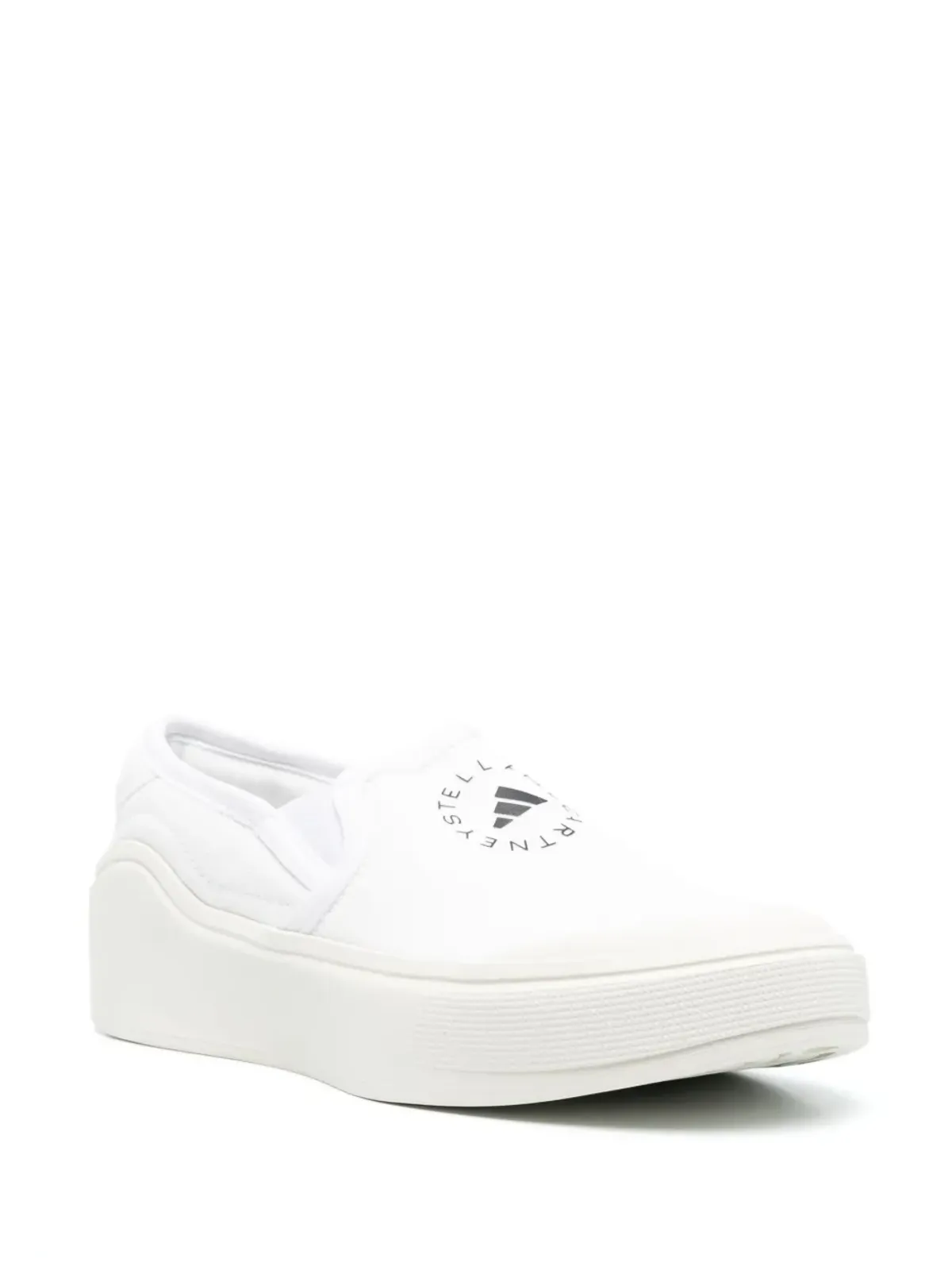 adidas by Stella McCartney ロゴプリント スリップオン スニーカー - 画像2