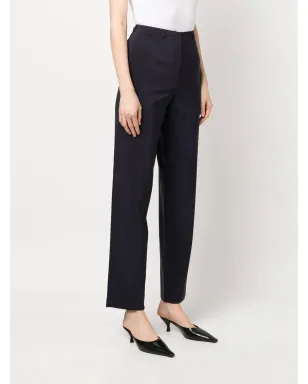 Giorgio Armani Pre-Owned ウール混紡スリムカットパンツ - サムネイル3