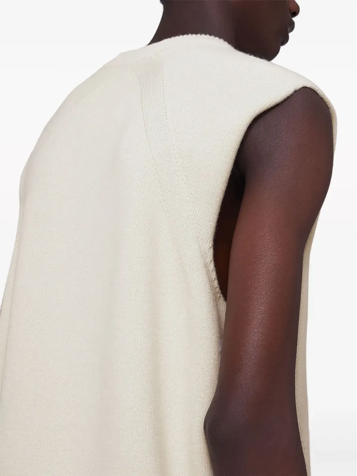 Jil Sander クルーネック ノースリーブ ジャンパー - 画像3