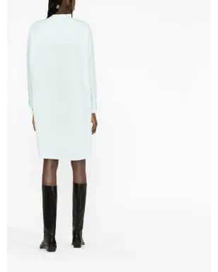 Palm Angels オーバーサイズ コットン シャツドレス - サムネイル4