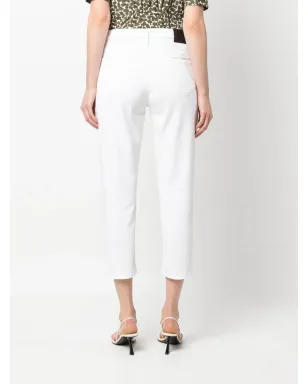 Prada Pre-Owned 2000s クロップドジーンズ - White - サムネイル4