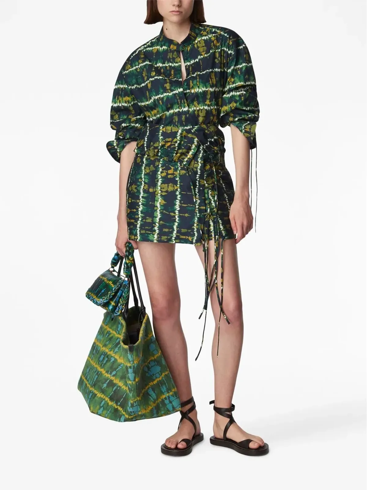 Altuzarra ロングスリーブレースアップシャツ - 画像2
