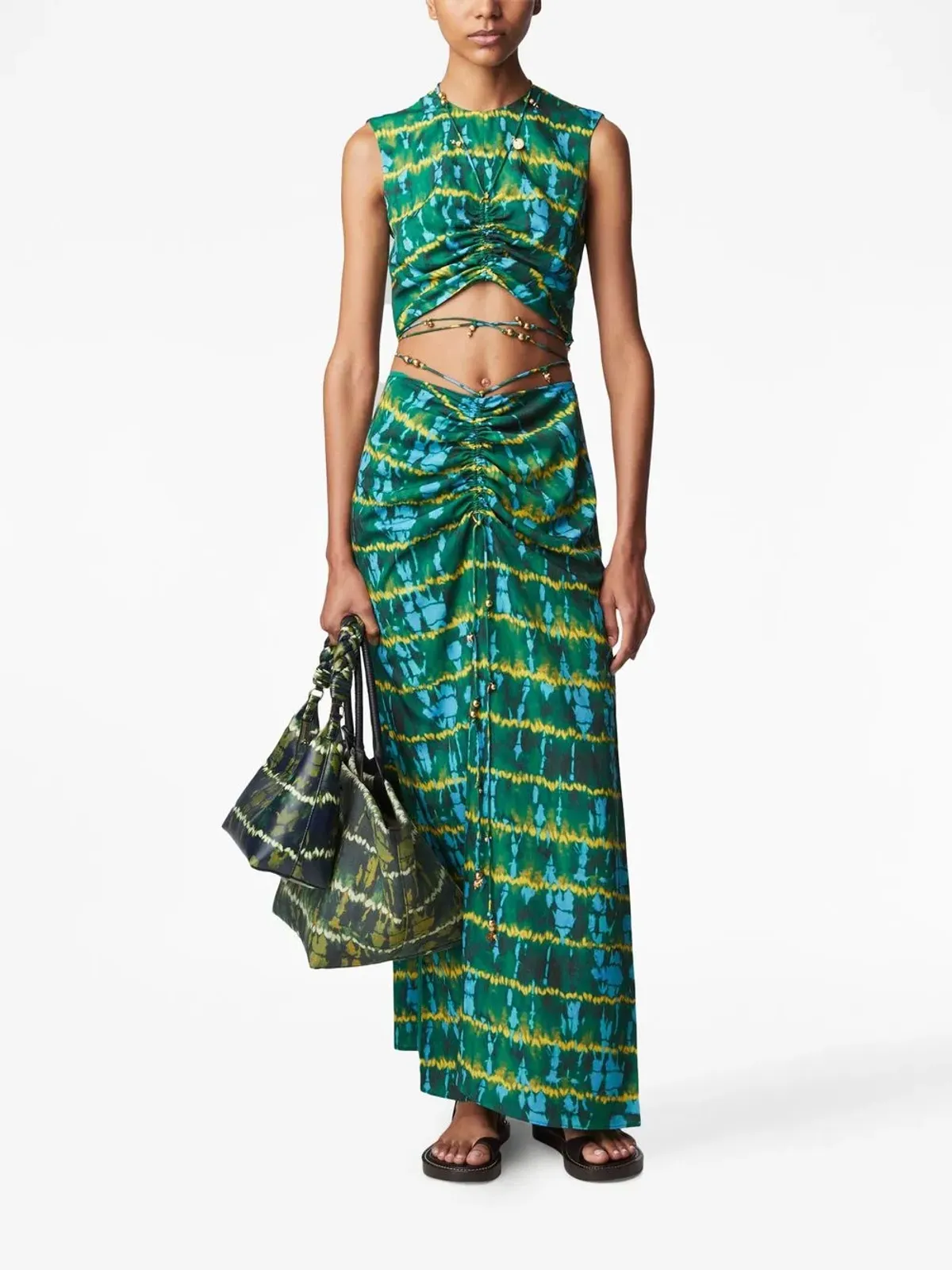 Altuzarra Ayana フロントファスナー付きトップ - 画像2