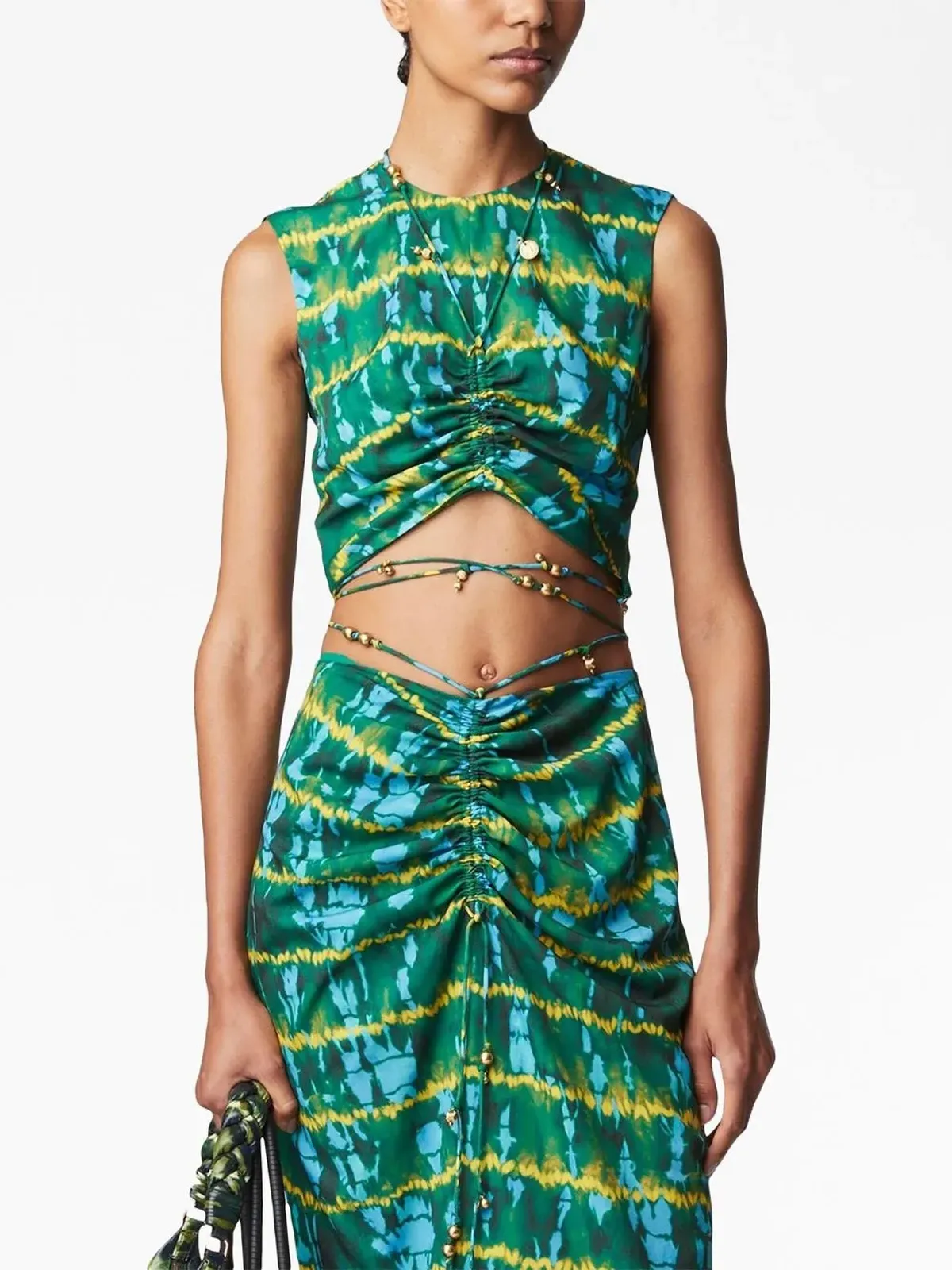 Altuzarra Ayana フロントファスナー付きトップ - 画像3