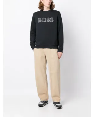 BOSS Salbo ロゴ刺繍入りスウェットシャツ - サムネイル2