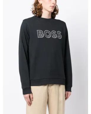 BOSS Salbo ロゴ刺繍入りスウェットシャツ - サムネイル3