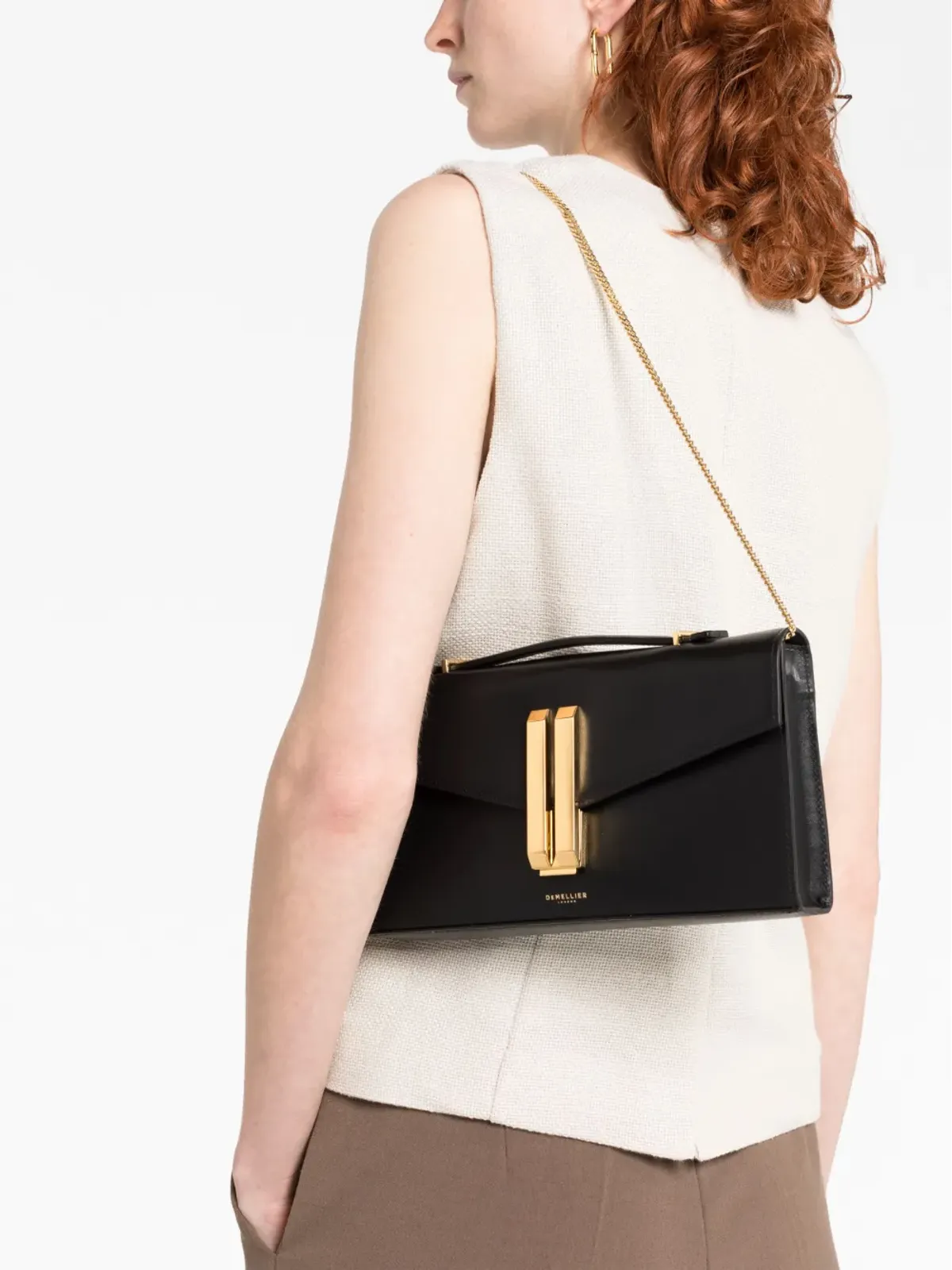 DeMellier Vancouver leather clutch bag - 画像3