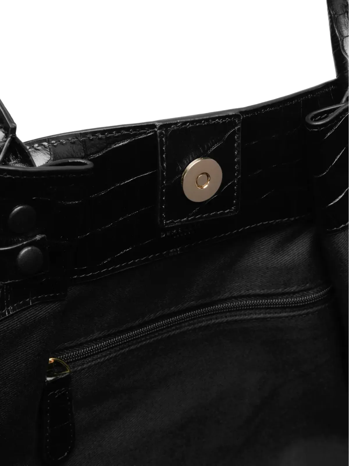 DeMellier ニューヨーク クロコダイルエンボス ショルダーバッグ - 画像5