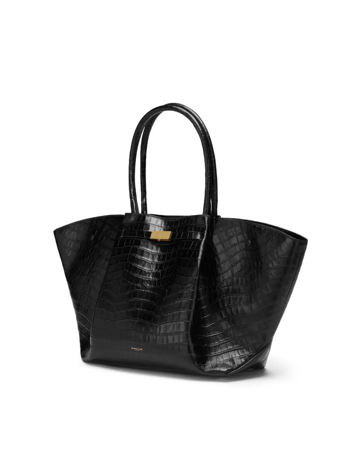 DeMellier ニューヨーク クロコダイルエンボス ショルダーバッグ - 画像3