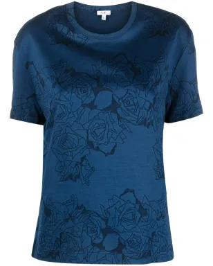 Versace Pre-Owned 2000年代花柄プリントコットンTシャツ - サムネイル1
