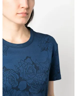 Versace Pre-Owned 2000年代花柄プリントコットンTシャツ - サムネイル5