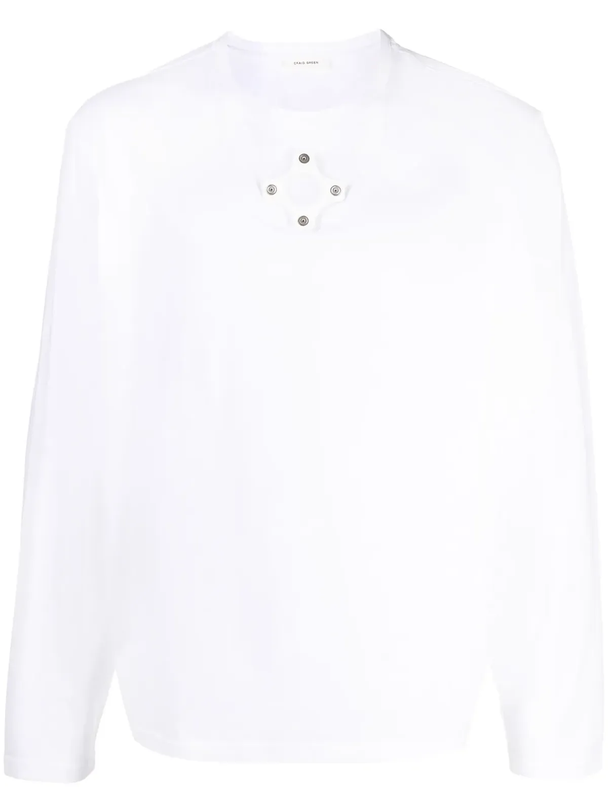 Craig Green ダストキャップディテール Tシャツ - White - 画像1