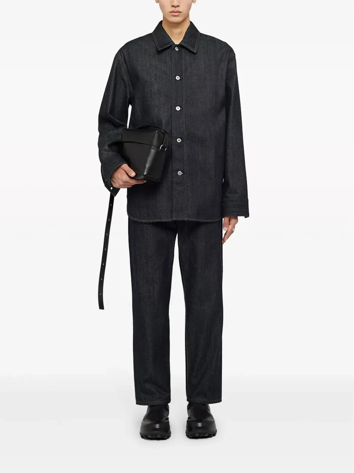 Jil Sander 長袖デニムシャツ - 画像2
