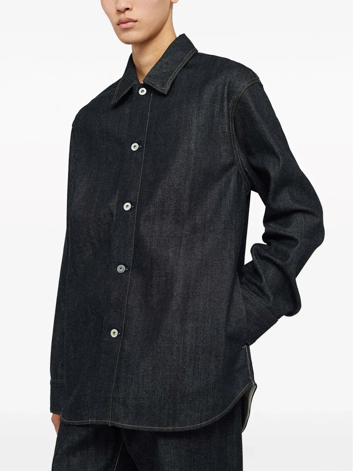 Jil Sander 長袖デニムシャツ - 画像4