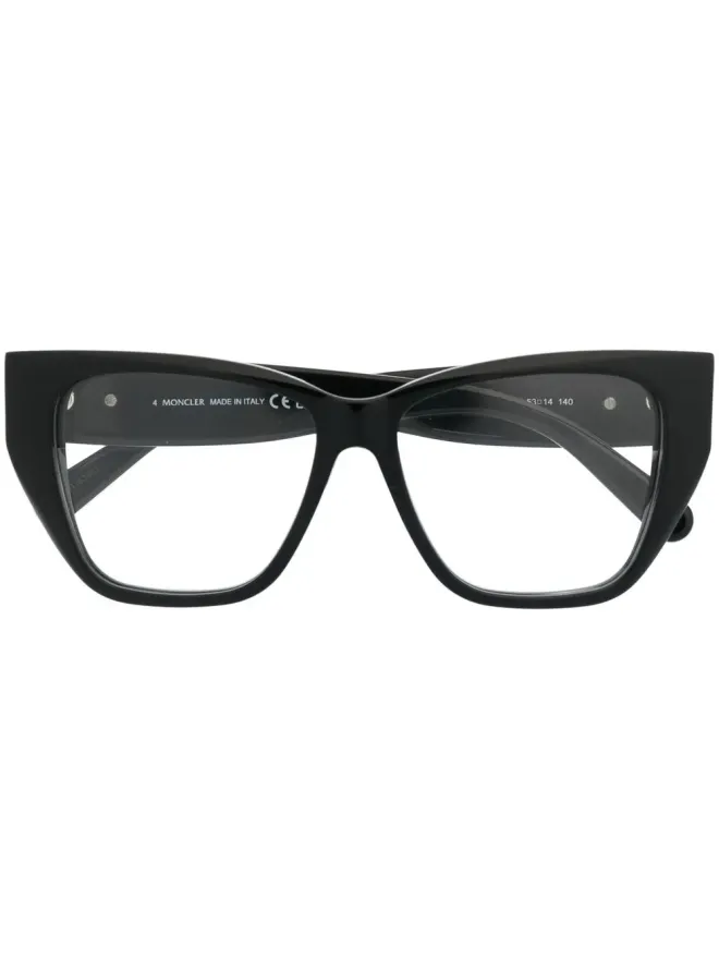 Moncler Eyewear Moncler Eyewear ロゴアームディテールメガネの商品画像