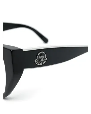 Moncler Eyewear ロゴアームディテールメガネ - サムネイル3