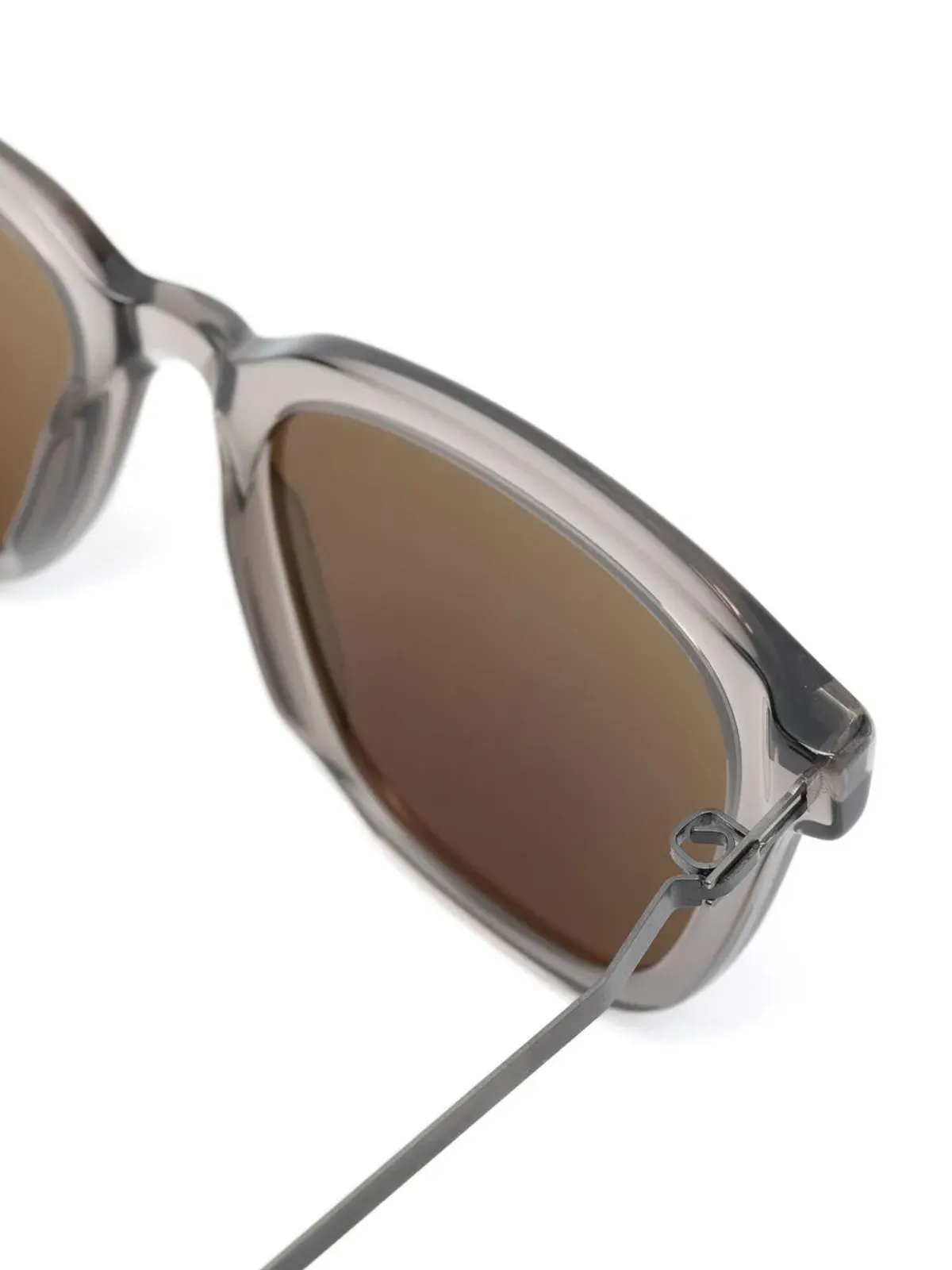 Mykita 透明なスクエアフレームのサングラス - グレー - 画像3
